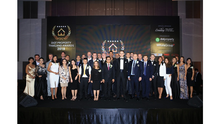 รางวัล ดอทพร็อพเพอร์ตี้ ประเทศไทย 2018 มอบให้ บริษัทอสังหาริมทรัพย์ที่ดีที่สุด 24 แห่ง 