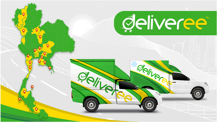 Deliveree ขยายพื้นที่บริการส่งของต่างจังหวัดราคาเหมาจ่าย ครอบคลุม 19 พื้นที่ทั่วประเทศ