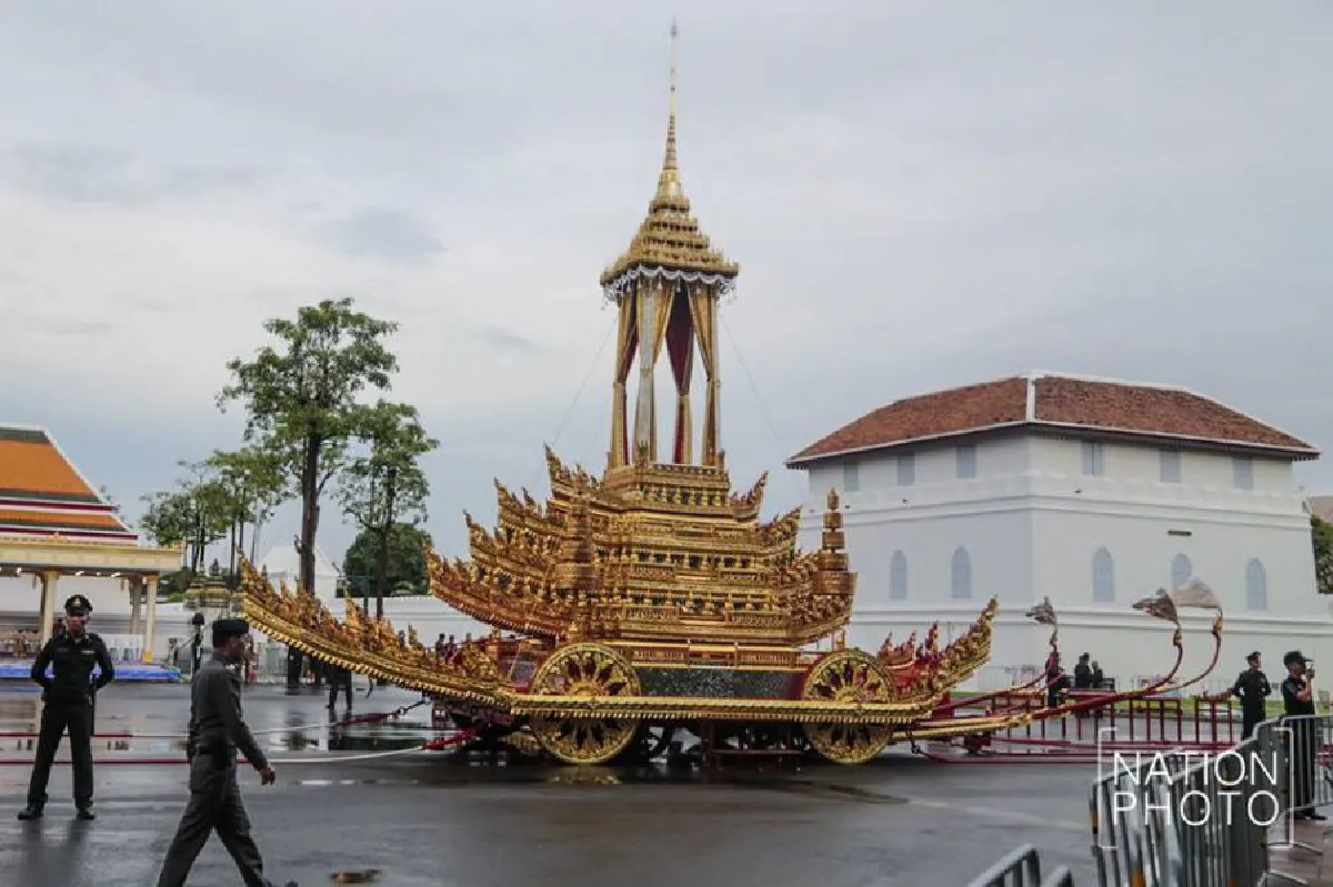 งดงาม!! ซ้อมริ้วขบวนพระบรมราชอิสริยยศพื้นที่จริงครั้งแรก