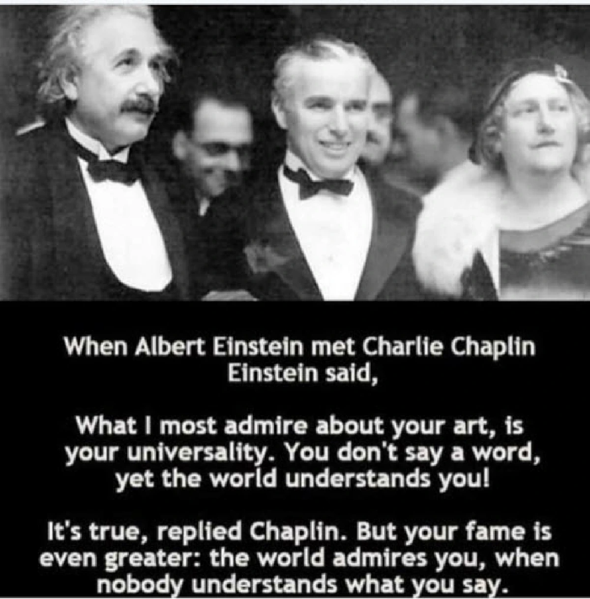 เมื่อไอน์สไตน์เจอชาร์ลี แชปลิน