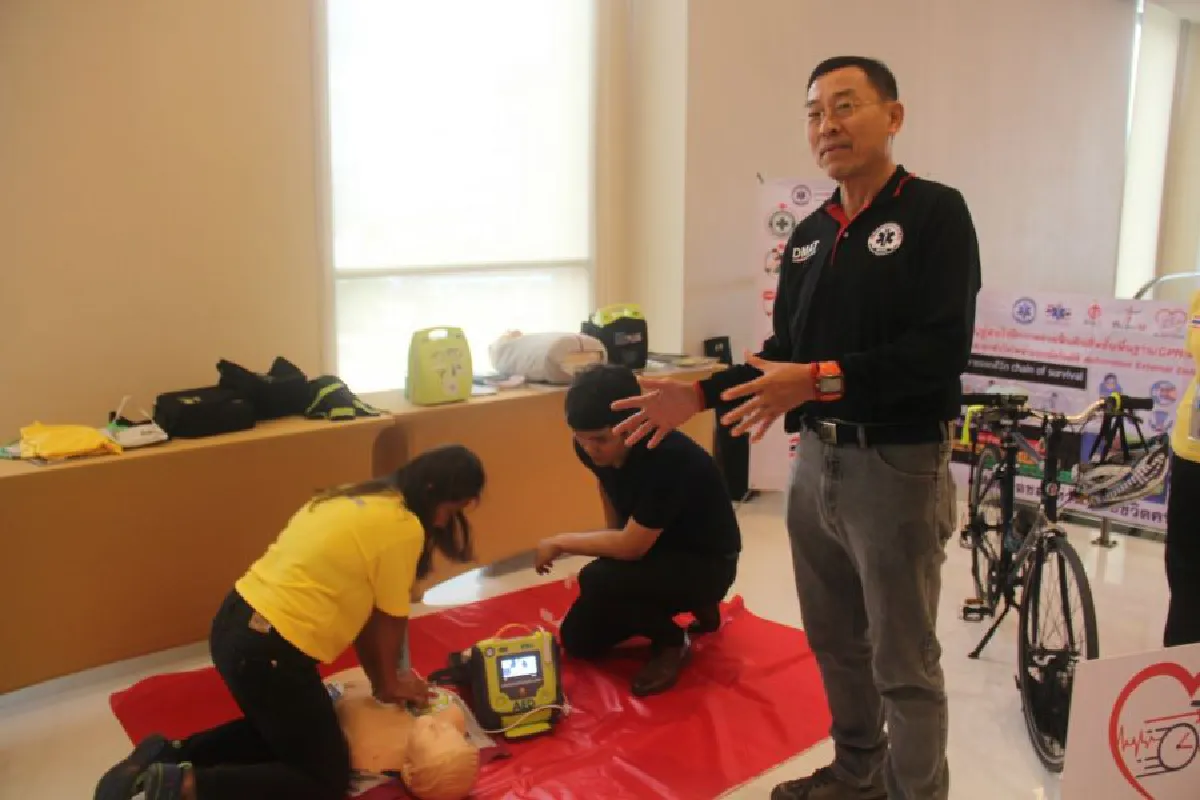 “จักรยานกู้ชีพ" เปิดภารกิจนักปั่นเพื่อผู้ป่วยฉุกเฉิน