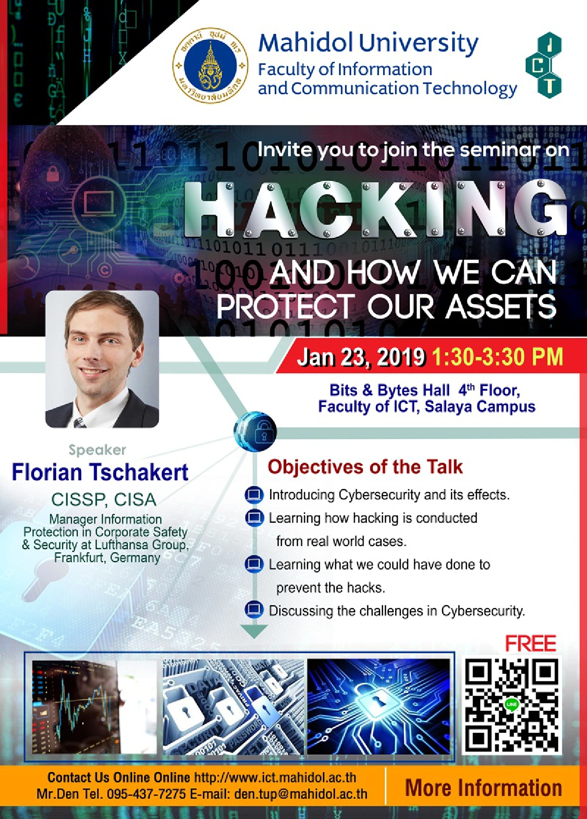 สัมมนาวิชาการ "Hacking and How We can Protect Our Assets"