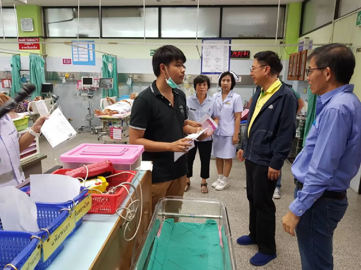 สธ.เปิดศูนย์ EOC ดูแลผู้ได้รับผลกระทบจากเหตุไฟไหม้เรือ