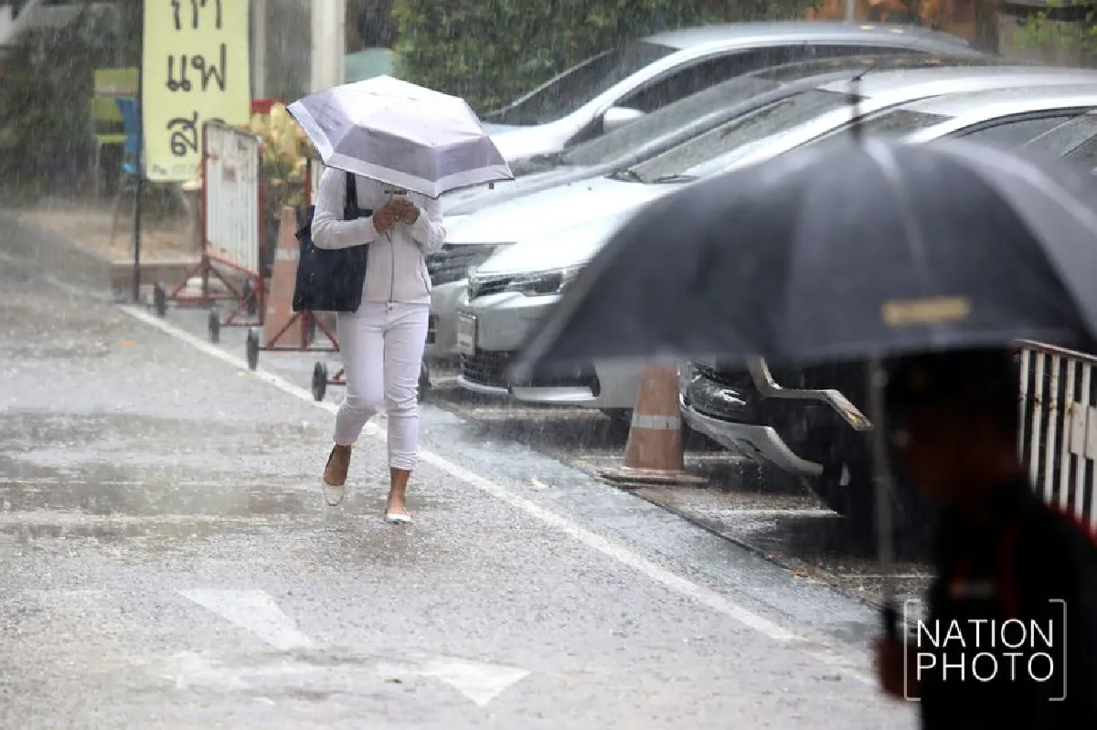 รวมภาพ 'ฝนตก-รถติด' ทั่วกรุงฯ ศุกร์ 7 มิ.ย.62