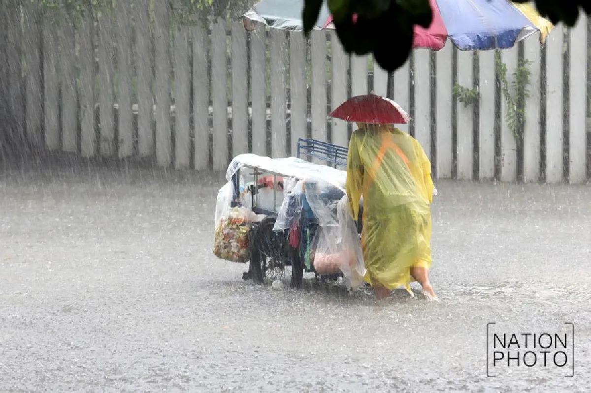 รวมภาพ 'ฝนตก-รถติด' ทั่วกรุงฯ ศุกร์ 7 มิ.ย.62