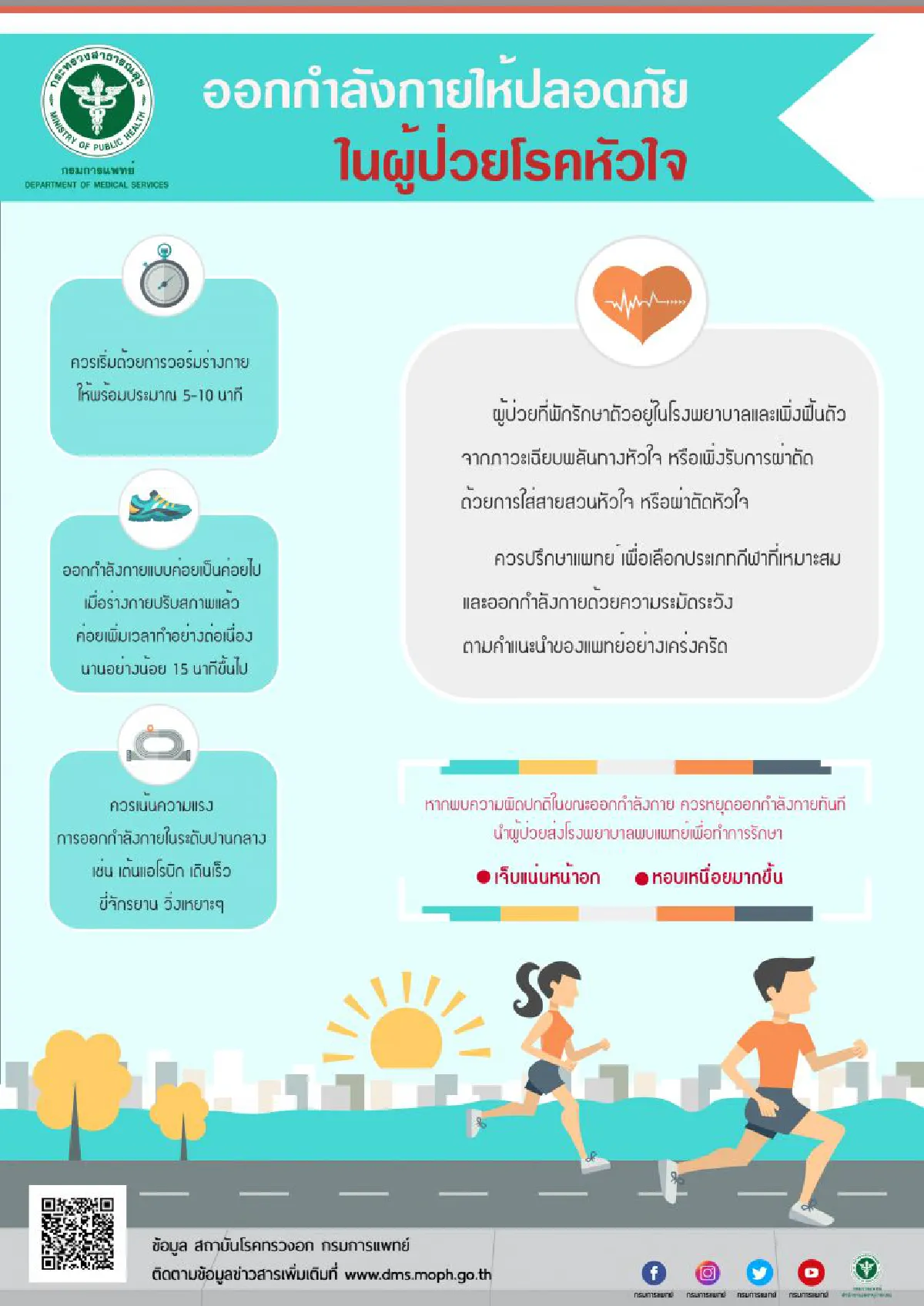แพทย์แนะออกกำลังกายอย่างไรให้ปลอดภัยในผู้ป่วยโรคหัวใจ