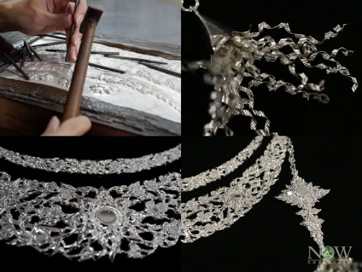 “สลักดุน” งานประณีตโบราณ สู่เฟื่องระย้าเงิน ร.๙