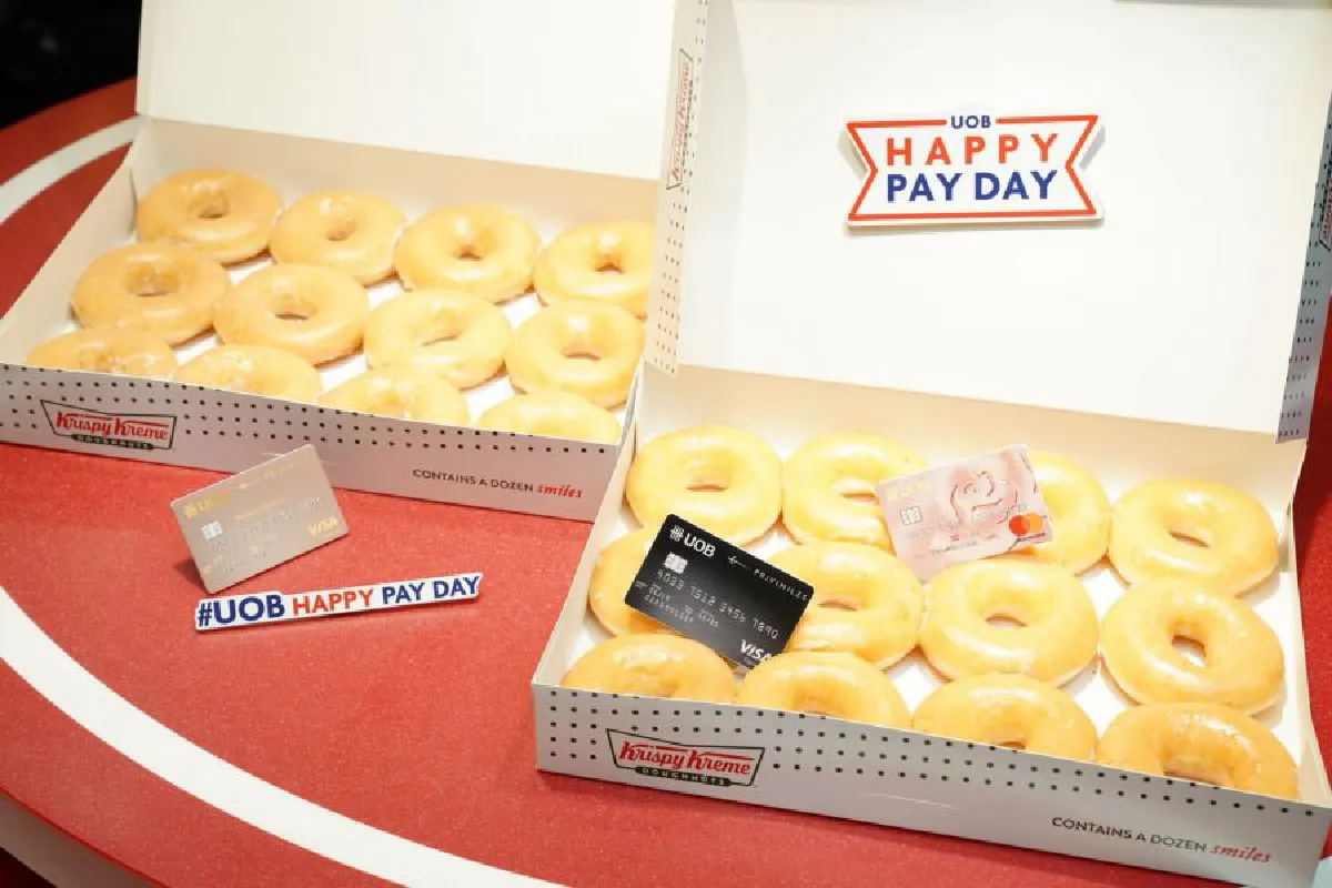 บัตรเครดิตยูโอบี จับมือ คริสปี้ ครีม ร่วมตอกย้ำแคมเปญสุดฮิต “ยูโอบี แฮปปี้ เพย์เดย์ วัน ฟอร์ วัน” โปรฯแรง กิจกรรม
