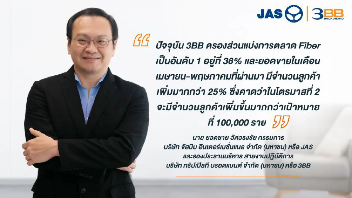 JAS รายได้ไตรมาส 1/2563 โต ! 