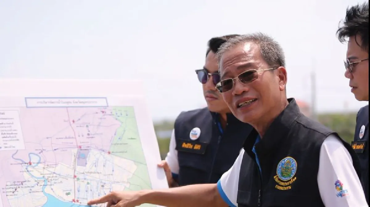 กรมชลฯโชว์แผน  จัดการนํ้าแล้งเมืองแปดริ้ว  แก้น้ำท่วมรอยต่อ กทม.