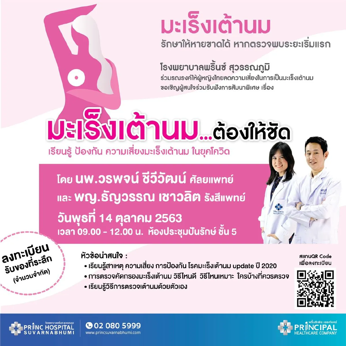 มะเร็งเต้านม....รู้ก่อน รักษาได้ ไม่เสียเต้า...