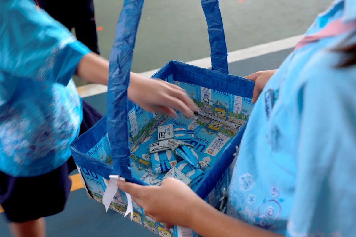 “เต็ดตรา แพ้ค” รีไซเคิลกล่องนมโรงเรียน สร้างความยั่งยืนทั้งระบบ