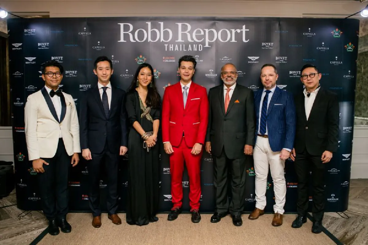 “Robb Report Thailand” เผยโฉมฉบับภาษาไทยครั้งแรกในประวัติศาสตร์ จัดซีอีโอดินเนอร์หรูสุดเอ็กซ์คลูซีฟ นักธุรกิจพร้อมเหล่าเซเลบริตี้ร่วมงานคับคั่ง 