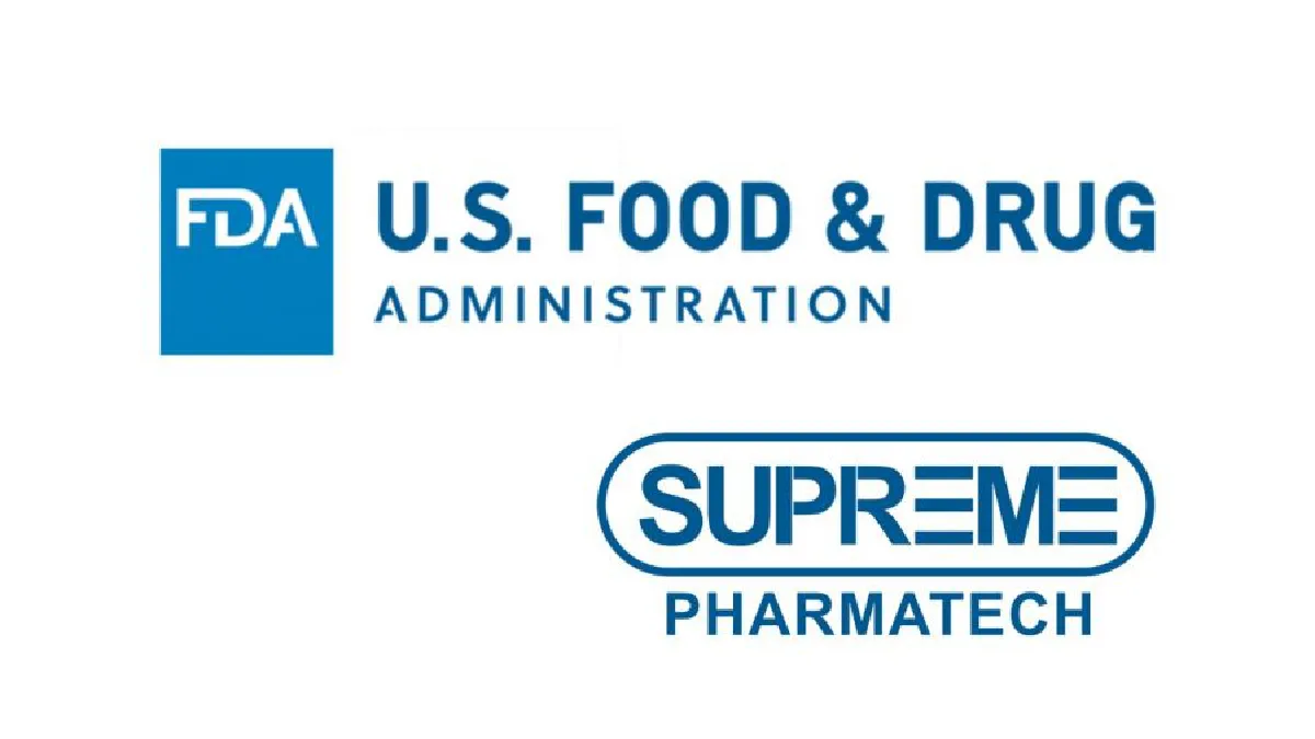 สุพรีม ฟาร์มาเทค ผ่านการขึ้นทะเบียนกับองค์การอาหารและยาแห่งสหรัฐอเมริกา (FDA)