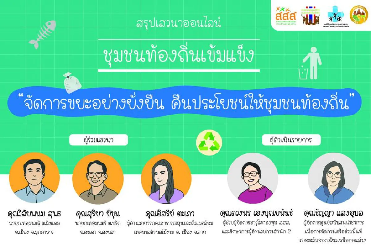 3 โมเดลท้องถิ่น ต่อยอด “ขยะ” ให้เป็น “ประโยชน์”