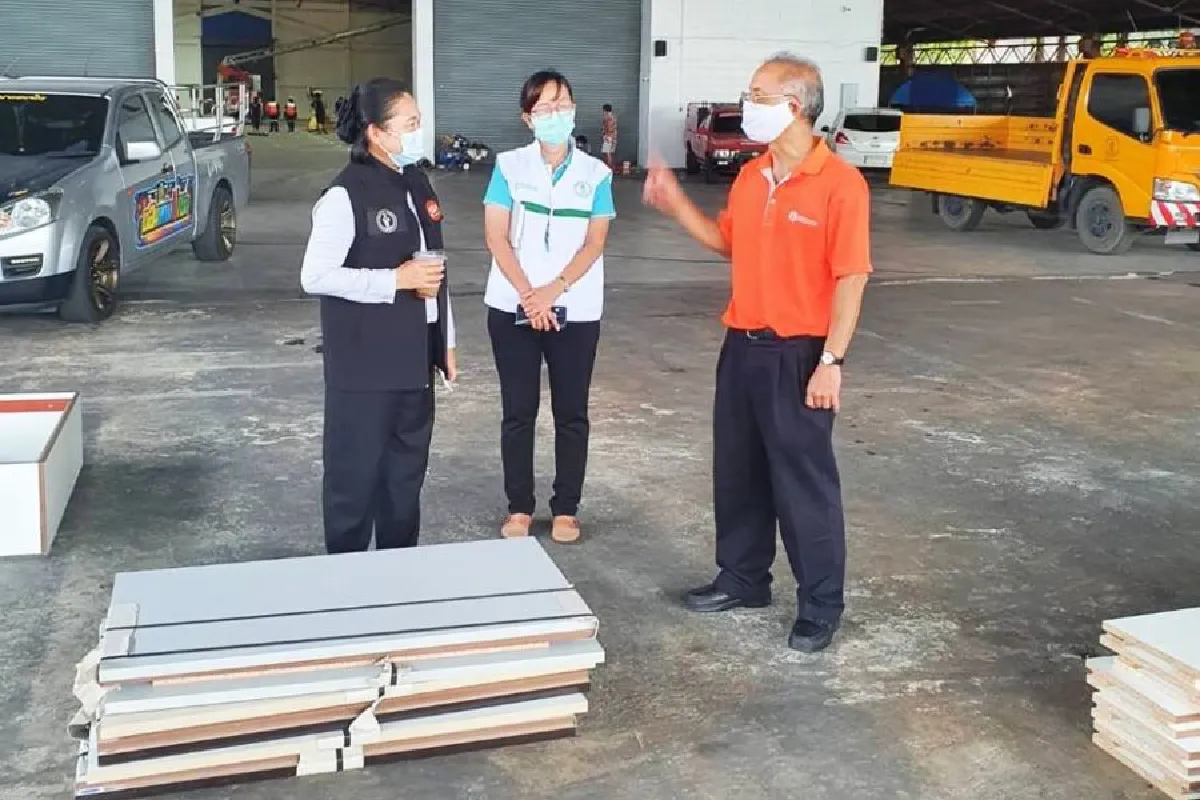 MEA ลงพื้นที่เตรียมพร้อมระบบไฟฟ้า ศูนย์พักคอยสำนักงานเขตราษฎร์บูรณะ