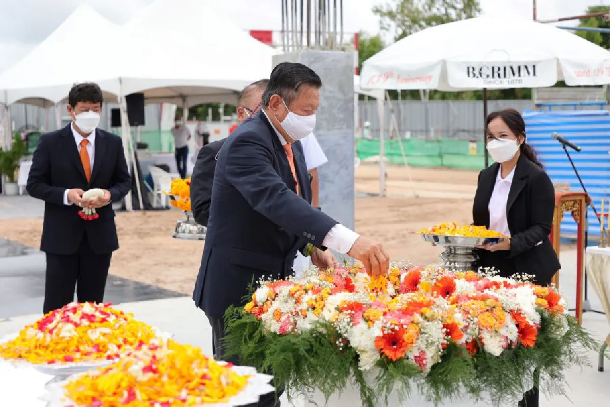 บี.กริม เพาเวอร์ เดินหน้าวางศิลาฤกษ์ เปิดโครงการโรงไฟฟ้าเอไออี-เอ็มทีพี 280 เมกะวัตต์ รองรับความต้องการในพื้นที่มาบตาพุด 