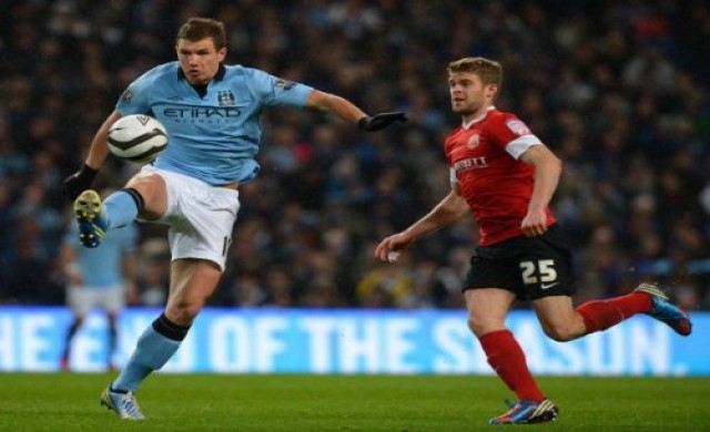 แมนฯซิตี้ถล่มบาร์นสลีย์5-0เข้ารอบตัดเชือก