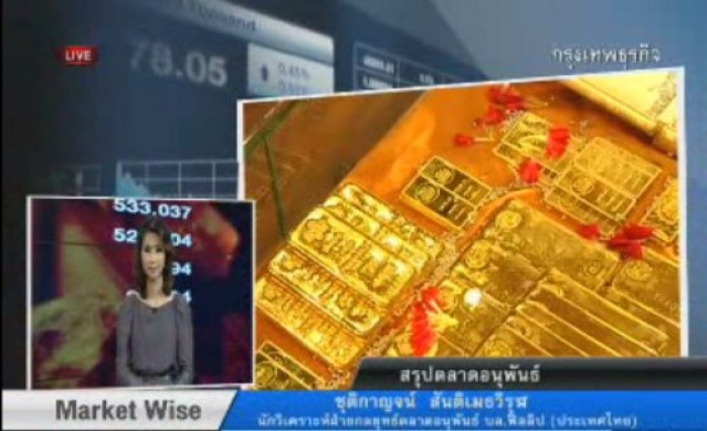 สรุปภาวะซื้อขายทองคำ - อนุพันธ์ 15 มี.ค.
