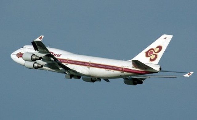 TG314จากอินเดียยางระเบิด จอดฉุกเฉินสุวรรณภูมิ