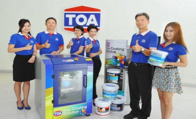 ทีโอเอเปิดตัวนวัตกรรมเครื่องผสมสี