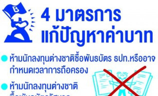แบงก์ชาติชง4มาตรการคุมเงินทุนไหลเข้า