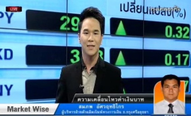 ความเคลื่อนไหวค่าเงินภาคเช้า 15 พ.ค.56