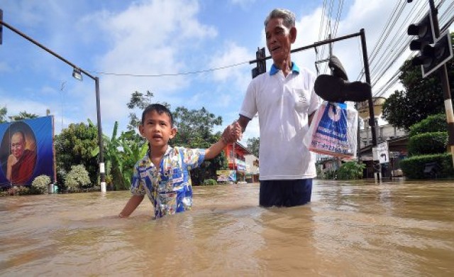 น้ำทะลักท่วมพิพิธภัณฑ์ปราจีนบุรี