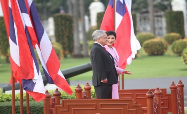 ไทย-ชีลี ลงนามเขตการค้าเสรี