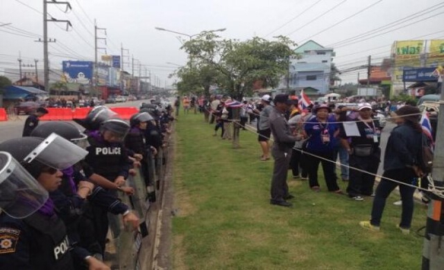 ต้านรับเลือกตั้งที่นครศรีฯ
