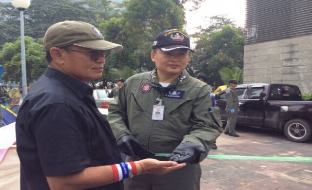 ตร.ตรวจจุดตกเอ็ม79 คาดยิงจากโทลล์เวย์