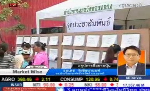 สรุปภาวะซื้อขายตลาดหุ้น 30-1-57
