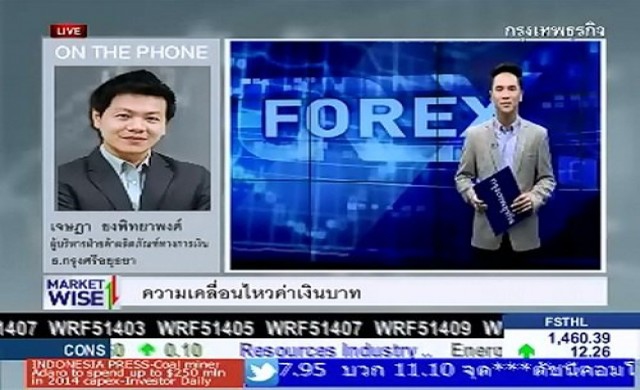 ความเคลื่อนไหวค่าเงินภาคเช้า  5-2-57