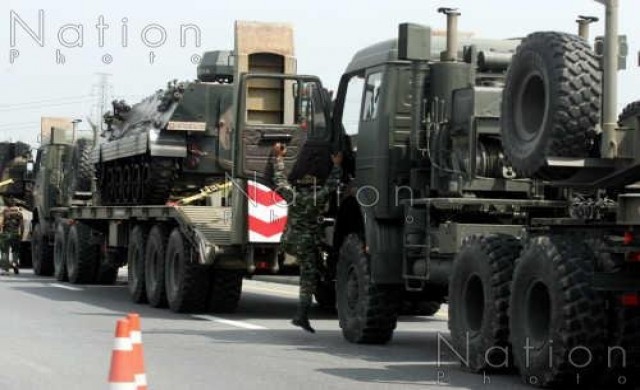 ทบ.แจ้งเคลื่อน'รถถัง'