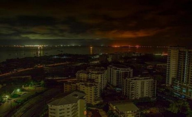 ไฟดับทั่วเมืองดาร์วินในออสเตรเลีย