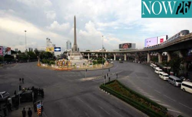 บรรยากาศบริเวณอนุสาวรีย์ชัยสมรภูมิ