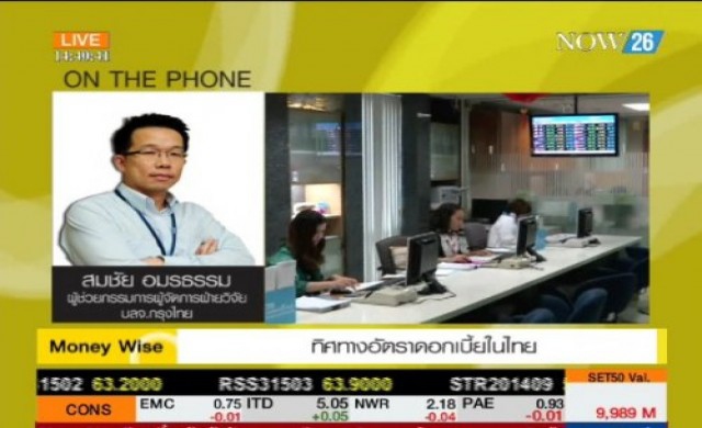 ทิศทางอัตราดอกเบี้ยในไทย