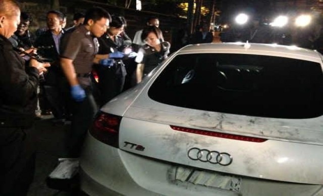 เจอแล้ว!รถหรู'ออดี้'ถูกทิ้งแถวย่านสาทร