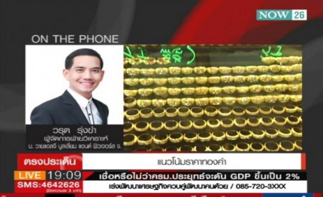แนวโน้มราคาทอง
