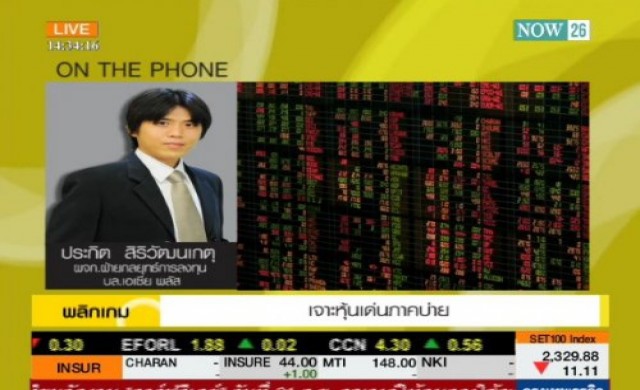 เจาะหุ้นเด่นภาคบ่าย 12-9-57