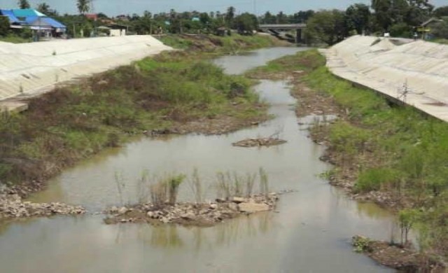 คลองบางแก้วแห้งส่งผลกระทบชาวนาสองจังหวัด