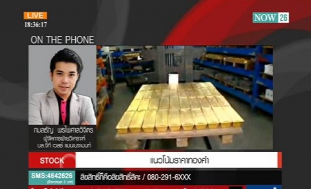 แนวโน้มราคาทอง
