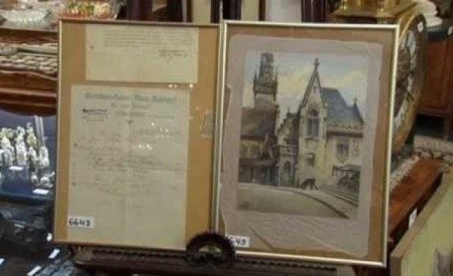 ประมูลภาพวาดสีน้ำฮิตเลอร์กว่า5ล้านบาท