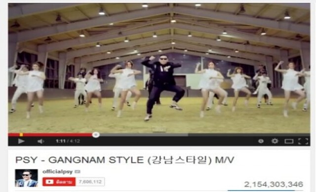คนแห่ดู'กังนัมสไตล์'จนยูทูบนับไม่ได้