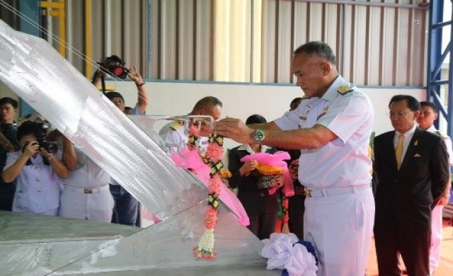 ผบ.ทร.วางกระดูกงูเรือตรวจการณ์ใหม่6ลำ