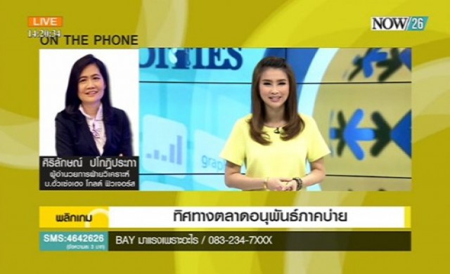 ทิศทางตลาดอนุพันธ์ภาคบ่าย 26-1-58