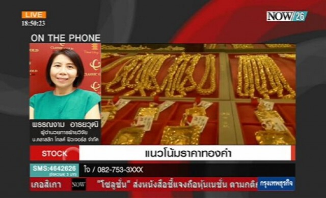 แนวโน้มราคาทอง