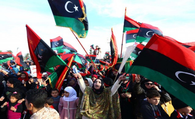 ชาวลิเบียฉลอง4ปีโค่น'กัดดาฟี'