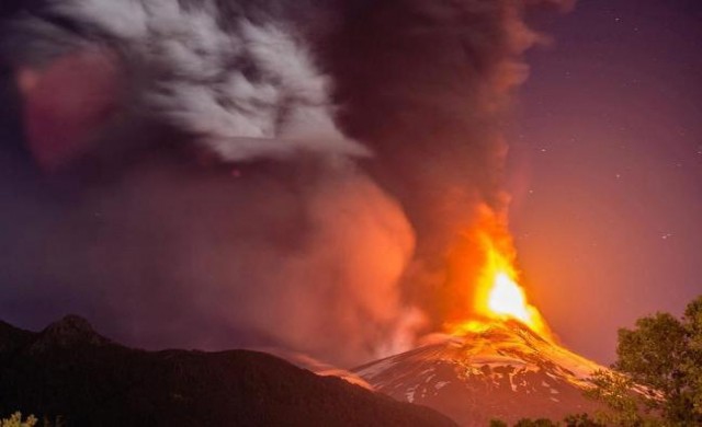 ภูเขาไฟระเบิดใหญ่สุดรอบ15ปีในชิลี