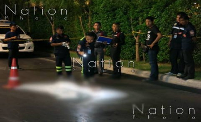 ชายปริศนาตกคอนโดย่านรัชดาดับ